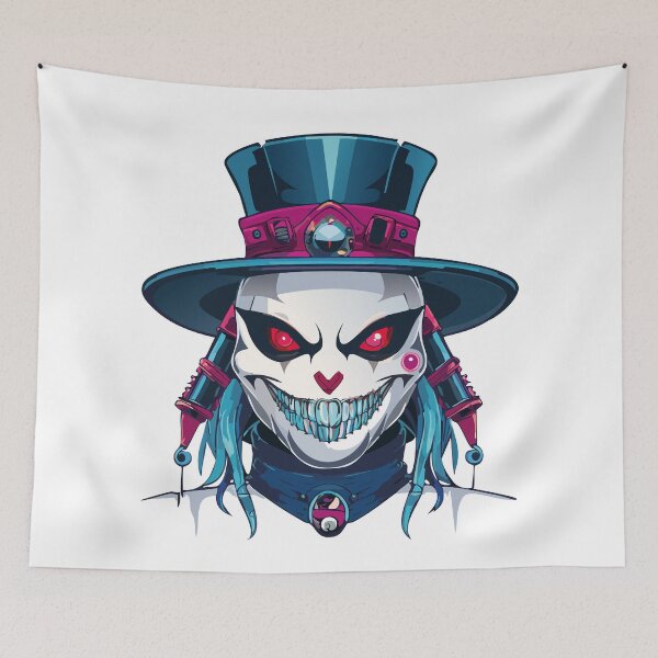 Item preview, scary men clown face in hat designed and sold by Pr7em.