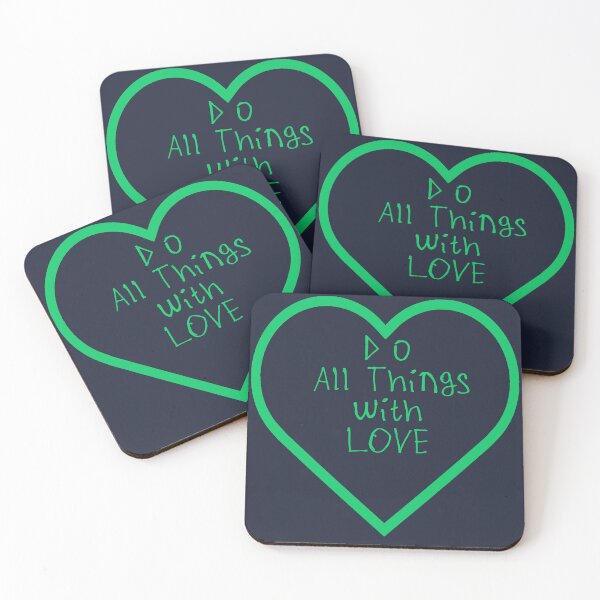Item preview, Do All Things With Love designed and sold by kinpirks.