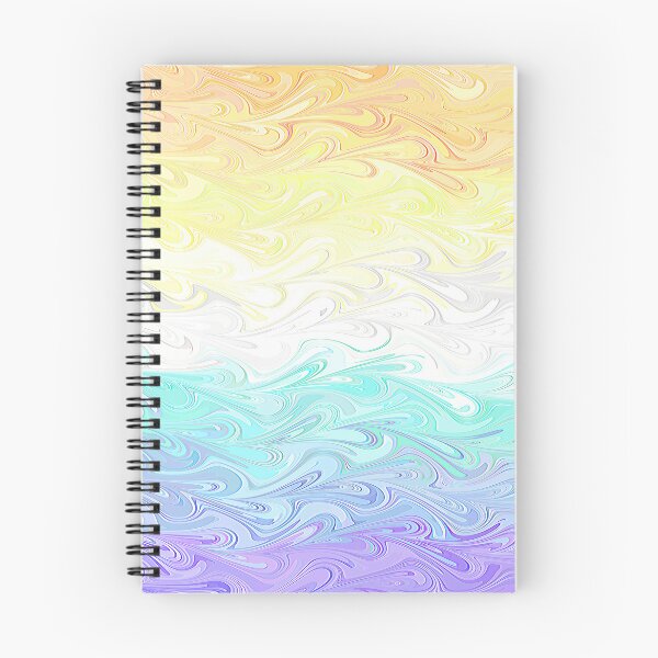 Item preview, Groovy Trippy Squiggly Wavy Boho Hippie Abstract Genderfaun Pride Flag designed and sold by Chaos Queery.