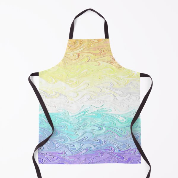 Item preview, Groovy Trippy Squiggly Wavy Boho Hippie Abstract Genderfaun Pride Flag designed and sold by Chaos Queery.