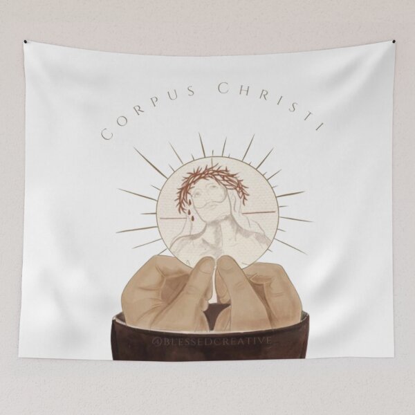 Item preview, Corpus Christi Eucharist raising the host symbolism designed and sold by Dominika Farkašová.
