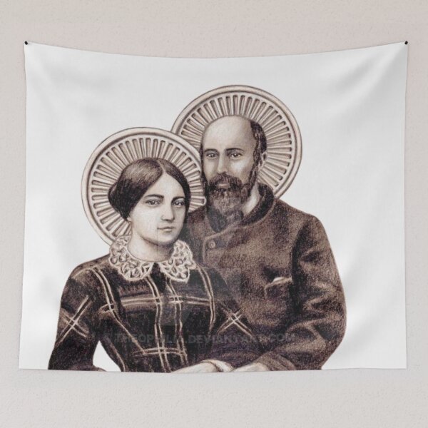 Item preview, saints louis and zélie martin designed and sold by Dominika Farkašová.