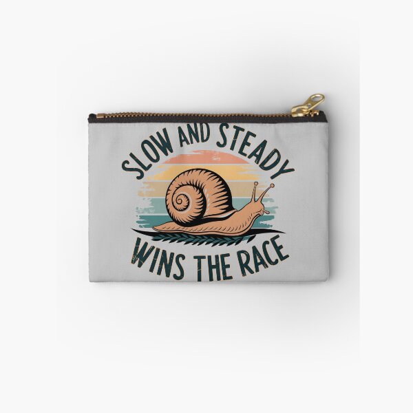 Item preview, "Slow And Steady Win The Race" Snail Design designed and sold by GesparHouse.