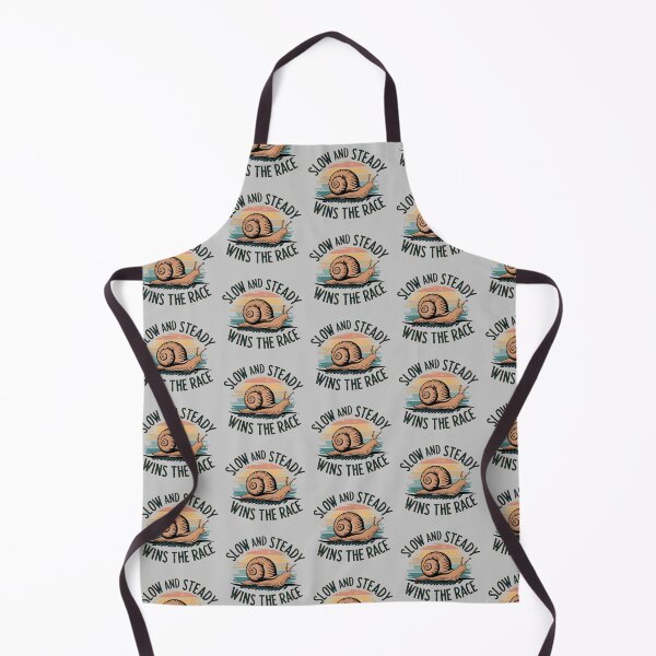 Item preview, "Slow And Steady Win The Race" Snail Design designed and sold by GesparHouse.