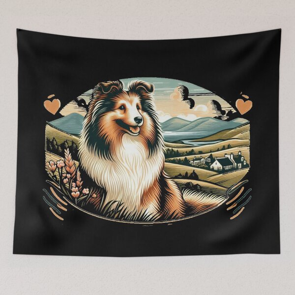 Item preview, Smart and Devoted: The Energetic Sheltie designed and sold by communedesigns.