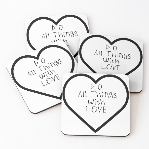 Item preview, Do All Things With Love designed and sold by kinpirks.