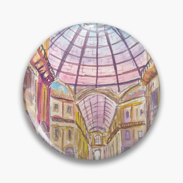 Item preview, Milan Italy Landmark View of Galleria Vittorio Emanuele II designed and sold by artshop77.
