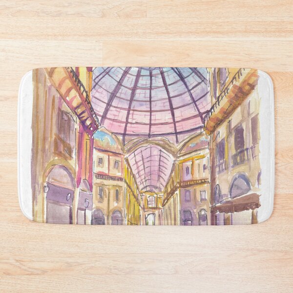 Item preview, Milan Italy Landmark View of Galleria Vittorio Emanuele II designed and sold by artshop77.