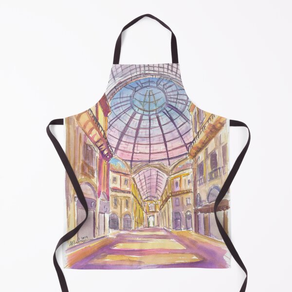 Item preview, Milan Italy Landmark View of Galleria Vittorio Emanuele II designed and sold by artshop77.