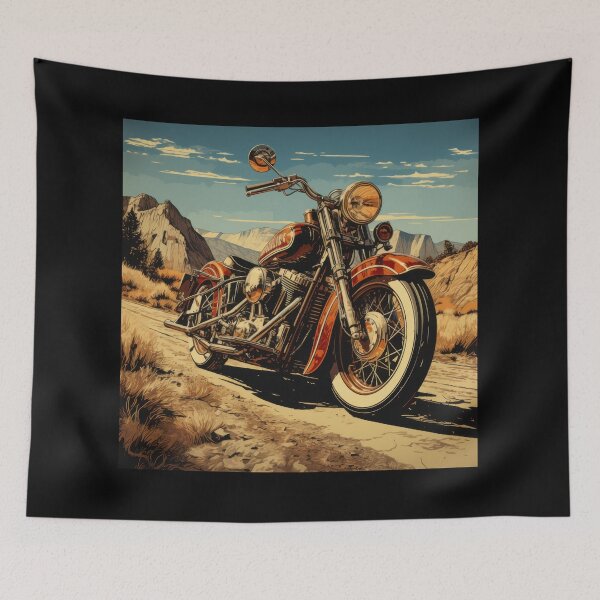 Item preview, Vintage and classic MotorBike designed and sold by Ryslissa.