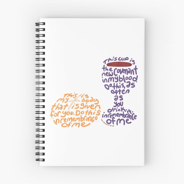 Item preview, 1 Corintios 11:24-25 (colores alternativos) designed and sold by CamelCactus.
