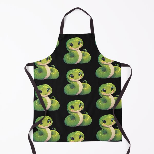 Item preview, Kawaii green snake designed and sold by MendaciousMina.
