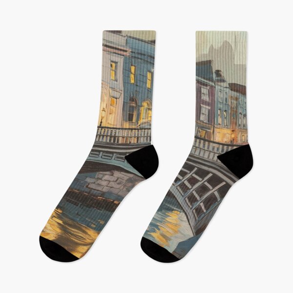 Item preview, Dublin Vintage Travel Poster designed and sold by TravelerRat.