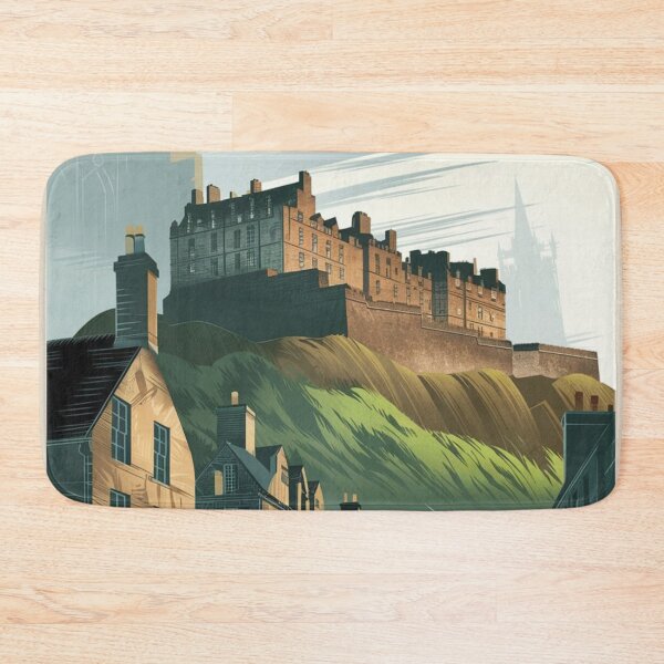 Item preview, Edinburgh Vintage Travel Poster designed and sold by TravelerRat.