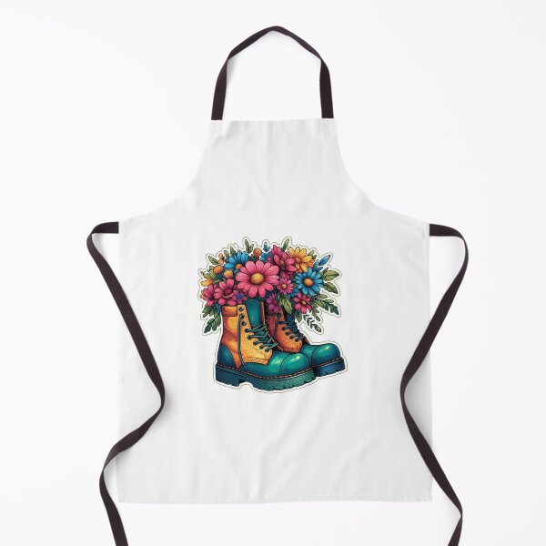 Item preview, Wildflowers In Blue Boots designed and sold by Spike The Punch Design Co..