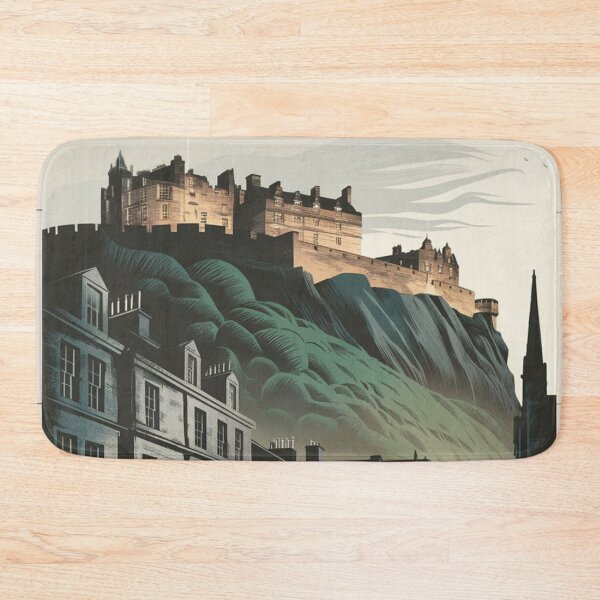 Item preview, Edinburgh Vintage Travel Poster designed and sold by TravelerRat.
