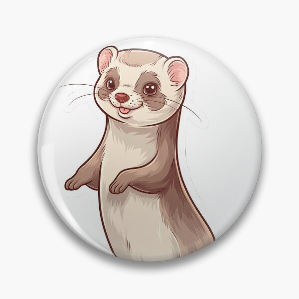 Aperçu de l'œuvre furet heureux créée et vendue par BECOOLBYTAF.