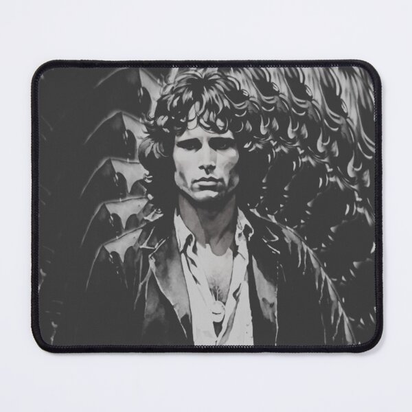 Item preview, Jim Morrison Trippy Black And White Art | TheAmericanPoet | The Doors Art designed and sold by TheAmericanPoet.