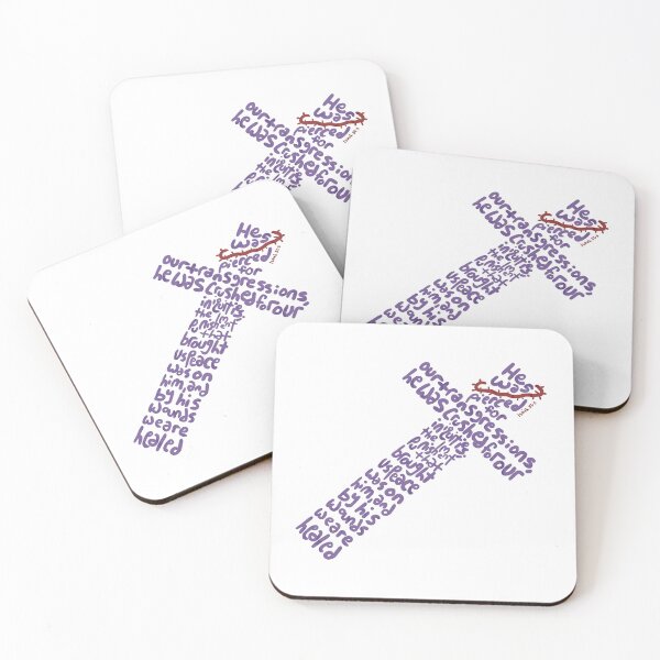 Item preview, Isaiah 53:5 (alternate colors) designed and sold by CamelCactus.