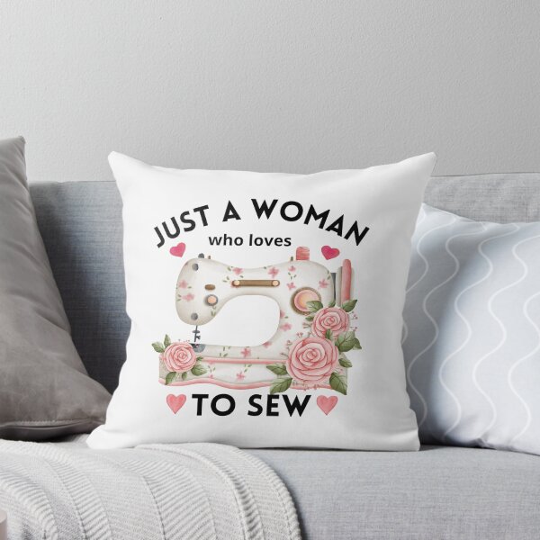 Item preview, Just a Woman who loves to sew designed and sold by AnyMar2023.
