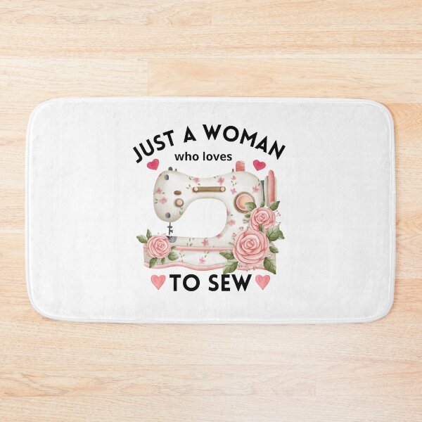 Item preview, Just a Woman who loves to sew designed and sold by AnyMar2023.