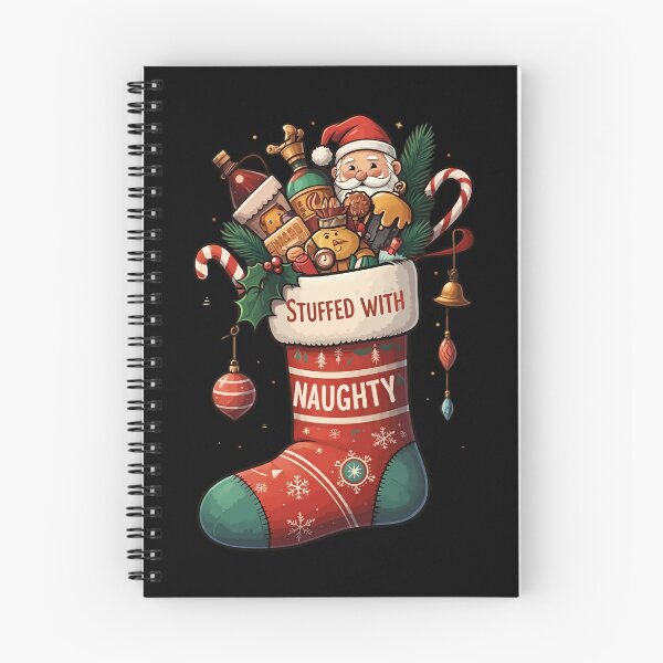 Item preview, Stuffed with Naughty Santa’s Surprise Stocking designed and sold by HolidayT-Shirts.