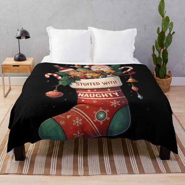 Item preview, Stuffed with Naughty Santa’s Surprise Stocking designed and sold by HolidayT-Shirts.