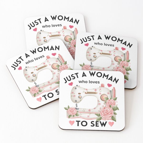 Item preview, Just a Woman who loves to sew designed and sold by AnyMar2023.