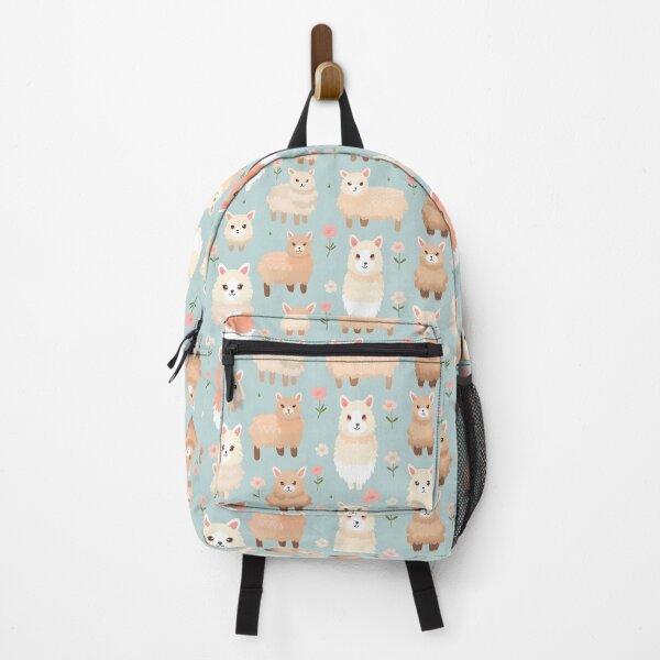 Item preview, Cute Pastel Alpacas Pattern designed and sold by GoatAndCamel.
