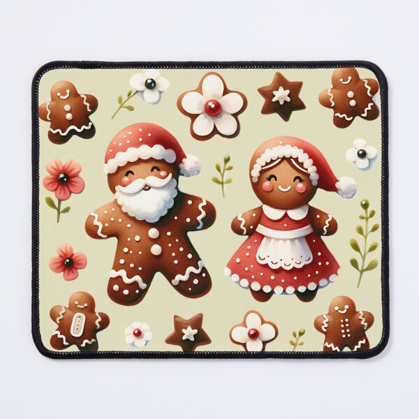 Item preview, Happy Gingerbread Clauses designed and sold by I-I-Trading-Co.