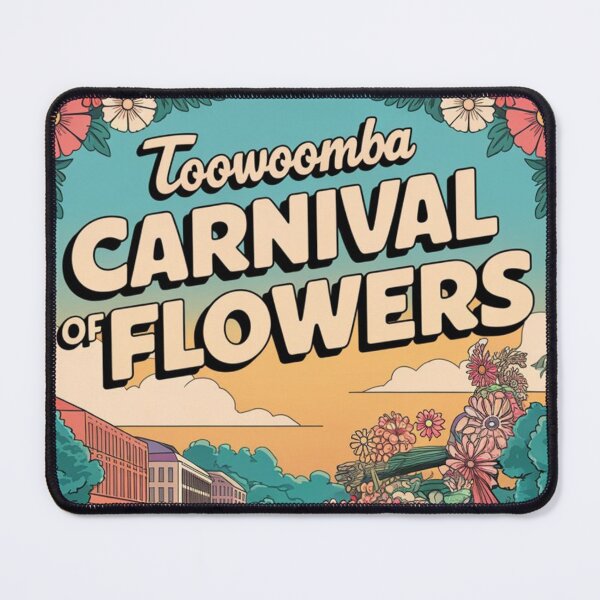Item preview, Toowoomba Vintage Travel Poster designed and sold by TravelerRat.