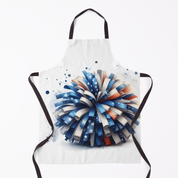Item preview, Cheerleader,Pom Pom,American Flag Colours designed and sold by deniz kaya.