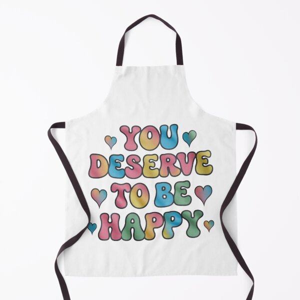 Item preview, You deserve to be happy Motivational Quotes | Inspirational Art designed and sold by OrangeMG.