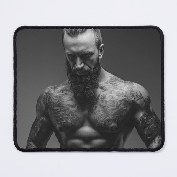 Item preview, Gregory: Bushy-Bearded Muscular Bad Boy designed and sold by Atlas Kai.