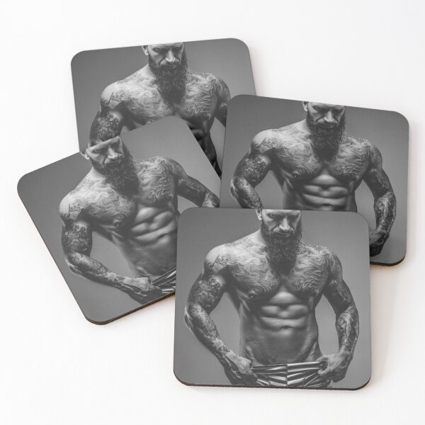 Item preview, Gregory:  Bushy-Bearded Muscular  Bad Boy designed and sold by Atlas Kai.