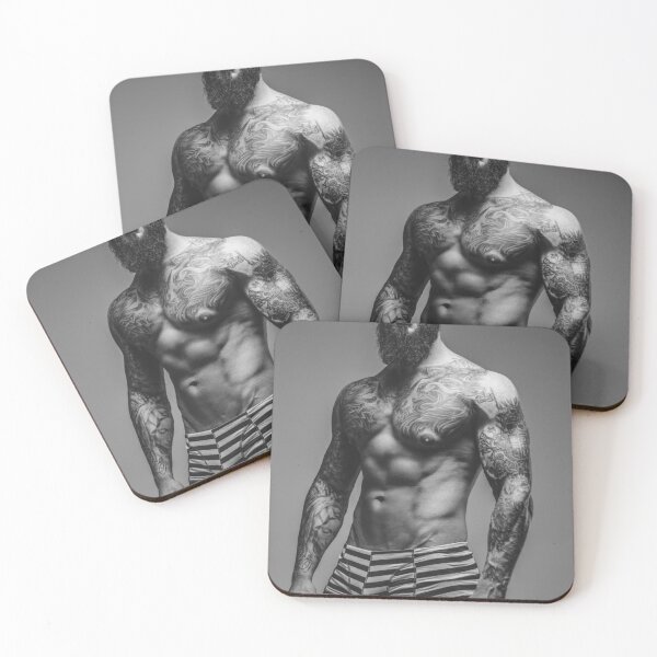Item preview, Gregory:  Bushy-Bearded Muscular  Bad Boy designed and sold by Atlas Kai.