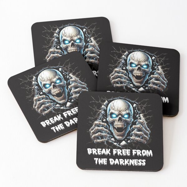Item preview, Copy of Glowing Skull Breakthrough - Dark Fantasy Skeleton Design men, women designed and sold by DigitalArtByNow.