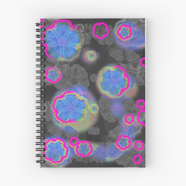 Item preview, Roses in ashes strange greyblue pink black and white pattern designed and sold by M-Lorentsson.