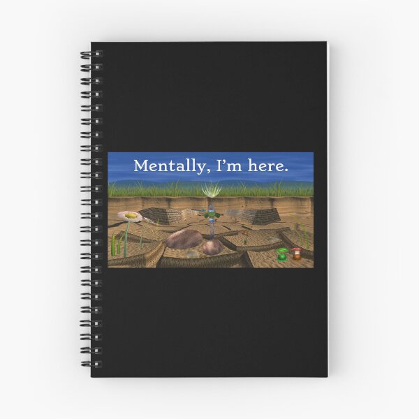 Item preview, Mentally, I’m here. designed and sold by Cuttintees.