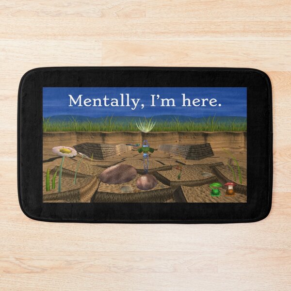 Item preview, Mentally, I’m here. designed and sold by Cuttintees.