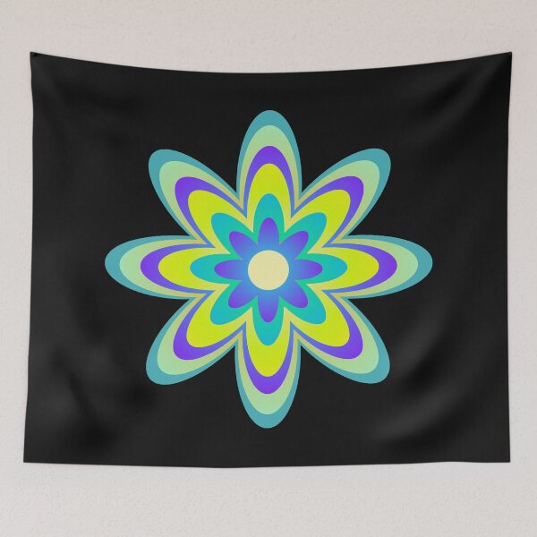 Item preview, Vibrant Retro Flower Power Design designed and sold by SportyAndArtful.