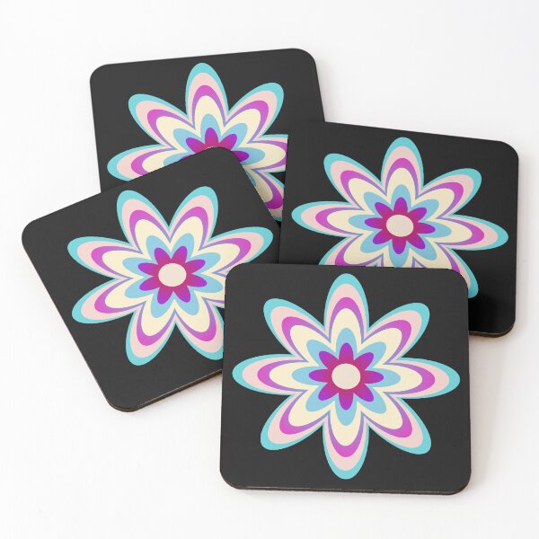 Item preview, Pastel Retro Flower Power Design designed and sold by SportyAndArtful.