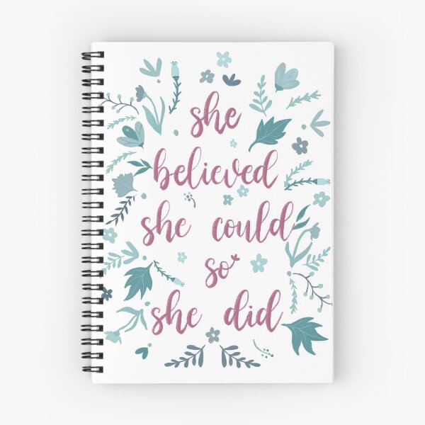 Item preview, SHE BELIEVED - she could so she did - AZUL designed and sold by GinColorist.
