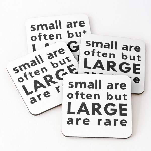 Item preview, Small are often but Large are rare funny quote about size you know what designed and sold by mysteriousquote.