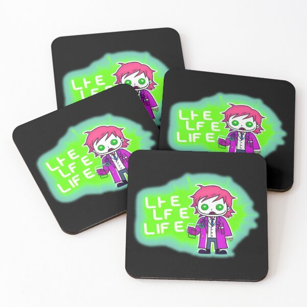 Item preview, Quirky Zombie Doctor Cartoon with Neon Green Life Sign designed and sold by Prime-Studio.