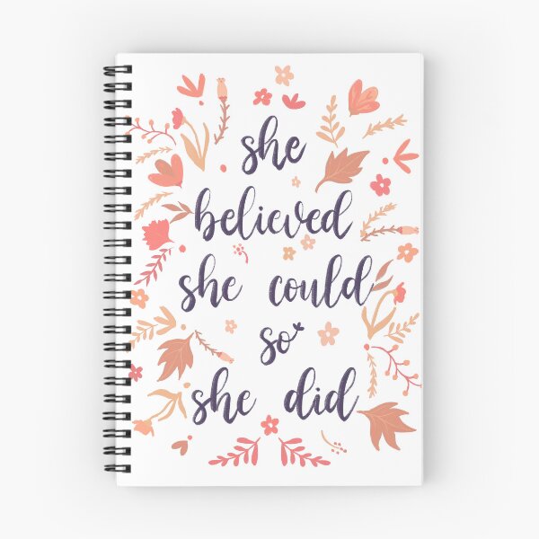 Item preview, SHE BELIEVED - she could so she did - Orange designed and sold by GinColorist.