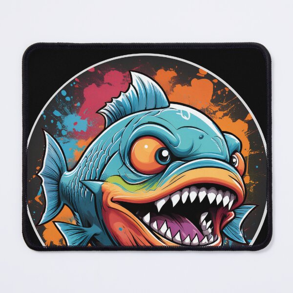 Item preview, Cartoon Angry Piranha Joe designed and sold by Boxing Kangaroo Retail Company.