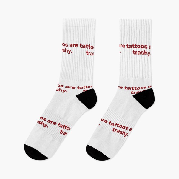 Item preview, tattoos are trashy,Funny Sarcastic Tattoo designed and sold by pugshowsfashion.