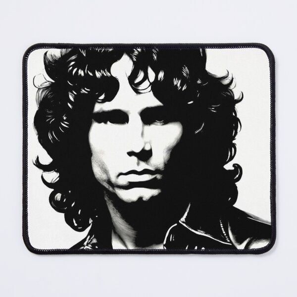 Item preview, Jim Morrison Black And White Art | TheAmericanPoet | The Doors Art designed and sold by TheAmericanPoet.