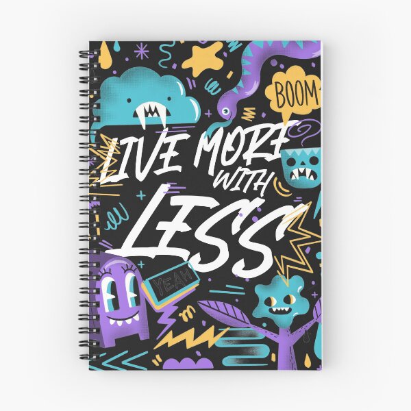 Item preview, Live More With Less designed and sold by BoldImpDes.